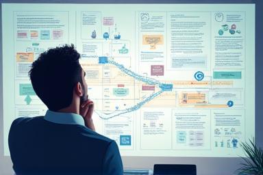 Person looking at a strategic career roadmap